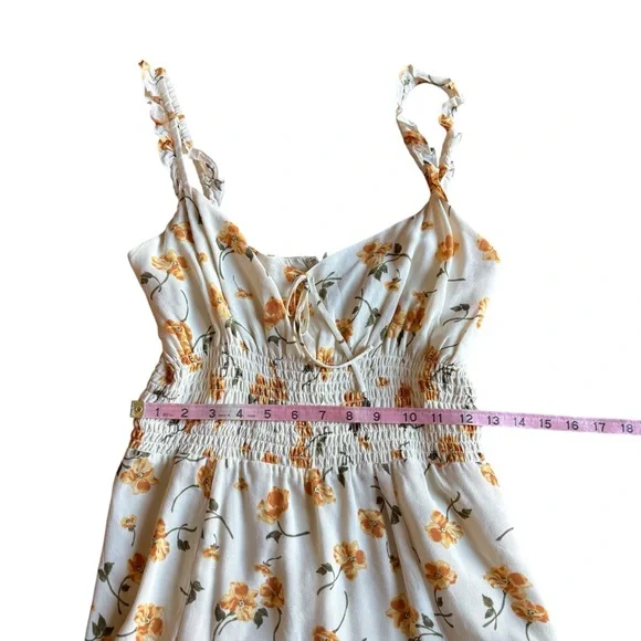 Reformation Elyse Floral Mini Dress - Size 12 - Picture 11 of 13